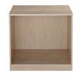 Caisson bas chêne nordique Larg.80 cm