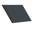 Profilé plat PVC gris l.100 x Ep.2 mm L.260 cm