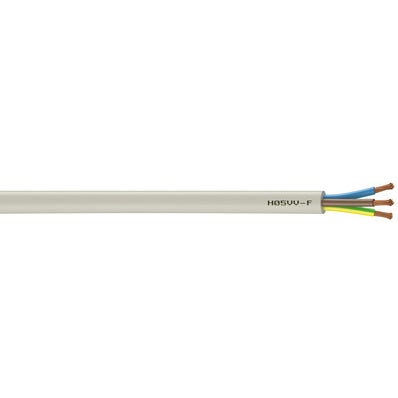 Cable électrique HO5VVF 3G 2,5 mm² Couronne 25 m - NEXANS FRANCE  0