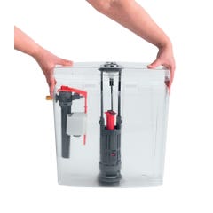 Equipement complet double chasse à étrier Wirquin one avec robinet Jollyfill - WIRQUIN PRO 1