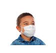 Sachet de 7 masques brochable taille  enfants emballé individuellement norme ce   14683-2019 ref 531562