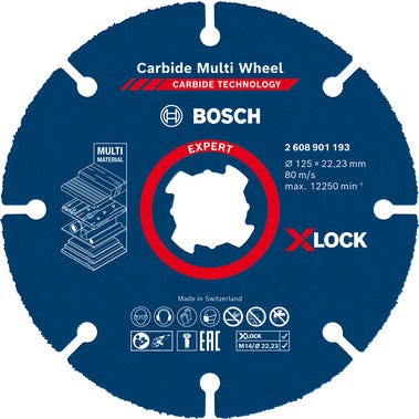 Kit X-Lock 1000W Diam.125 mm métal + meuleuse + sac pro - BOSCH PROFESSIONAL 4