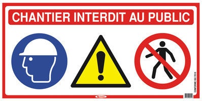 Panneau De Chantier 4 En 1 Bricoman