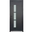 PORTE d’entrée ALUMINIUM CAPRI GRISE H215XL90 GAUCHE