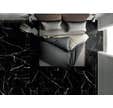Carrelae intérieur noir effet marbre l.60 x L.120 cm Marquinia