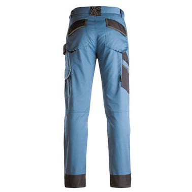 Pantalon de travail bleu pétrole/noir T.XL SLICK - KAPRIOL 1