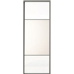 Vantail 3 partitions 63 x 250 cm Blanc Brillant - ILIKO