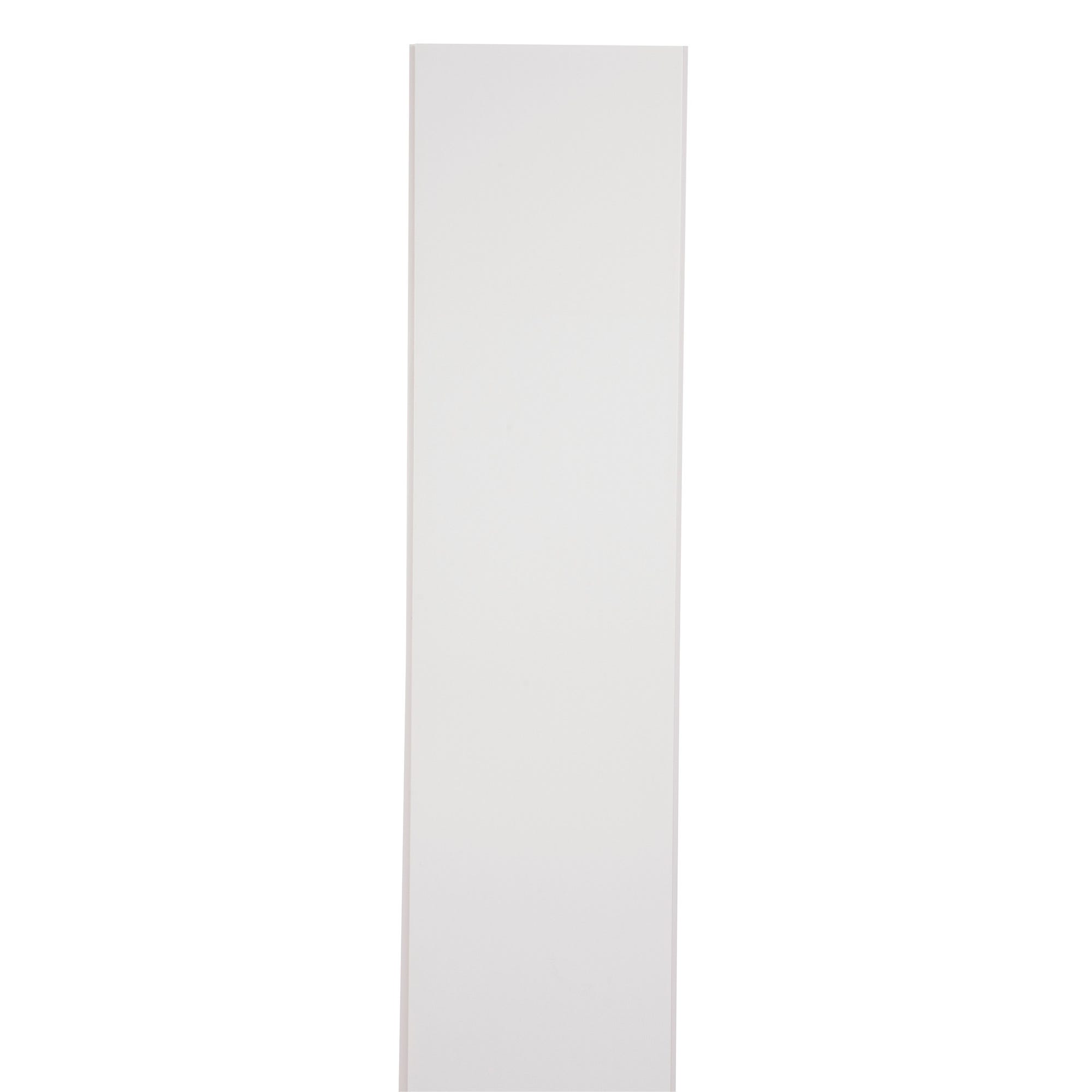 Lambris PVC décor blanc brillant L.4000 x l.375 x Ep.8 mm - colis de 6 m² 0