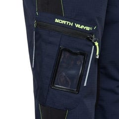 Pantalon de travail bleu marine T.36 LUCIE - NORTH WAYS 3