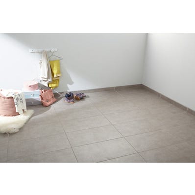 Carrelage Interieur 30 X 60 Cm Beton Cire Gris Bricoman