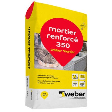 Mortier renforce 350 weber 25 kg 0