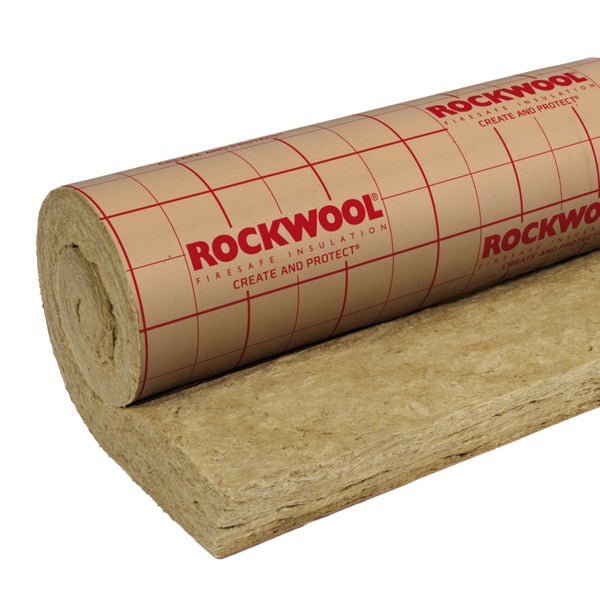 Panel Lana de Roca Roulrock Alu 600X120X8cm Rockwool