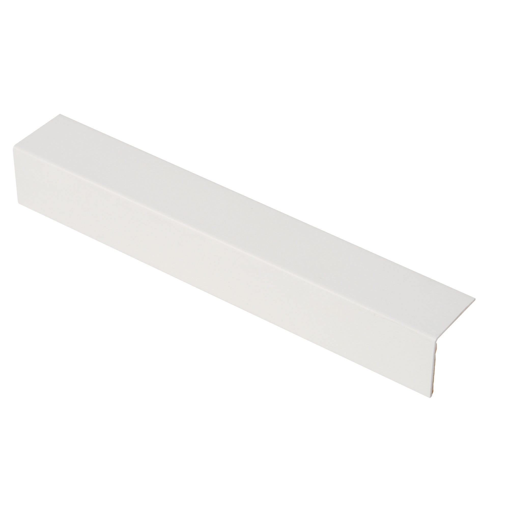 Cornière PVC blanc adhésif 25 x 25 mm L.260 cm 2