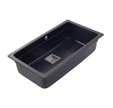 Evier encastrable en granit noir 1 cuve - Carrit