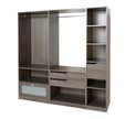 Lot de 2 tablettes Anthracite pour colonne de 40cm