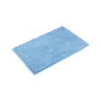 Tapis de bain chenille microfibre bleu l.50 x L.80 cm 