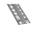 Profilé de dilatation 5x10mm en PVC gris, longueur de 2.5m