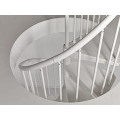 Escalier colimaçon Despina blanc 15 hauteurs Diam.110 cm 1