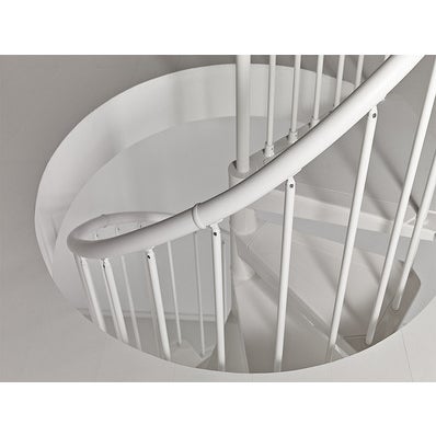 Escalier colimaçon Despina blanc 15 hauteurs Diam.110 cm 1