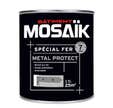 Peinture fer glycéro anti-rouille MOSAIK Brillant Noir mat 2,5L