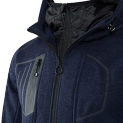 Veste de travail zippée à capuche bleu T.L Lynx - NORTH WAYS 3
