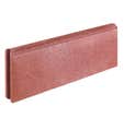 Bordurette 5x18x50 Cm Droite Rouge