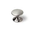Bouton zamak d33 nickel mat brossé