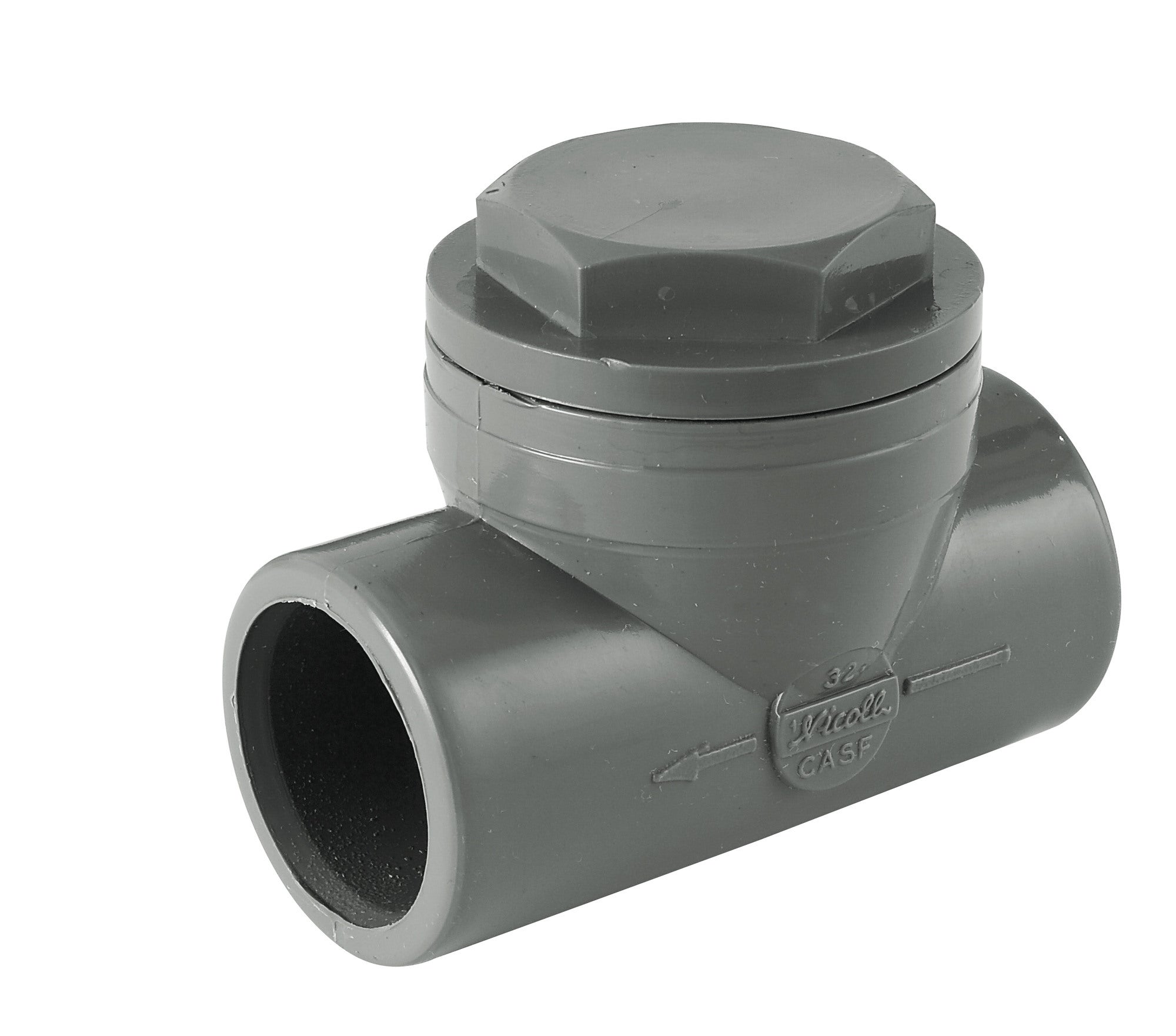 Clapet Anti-retour En PVC, Clapet Anti-retour Pour Tuyau, Pour Empêcher L'infiltration Des Eaux Usees Et Des Eaux De Pluie 110 Mm 97981511