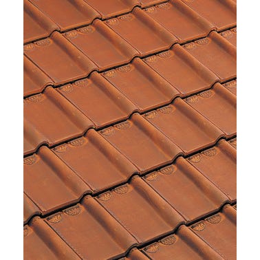 Tuile Terre Cuite Monopole 1 Amarante Rustique Bricoman