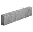 Bordure droite grise Ep.5 x H.25 x L.100 cm