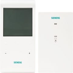 Thermostat d'ambiance programmable sans fil pour fil pilote RDE 100 - SIEMENS 0