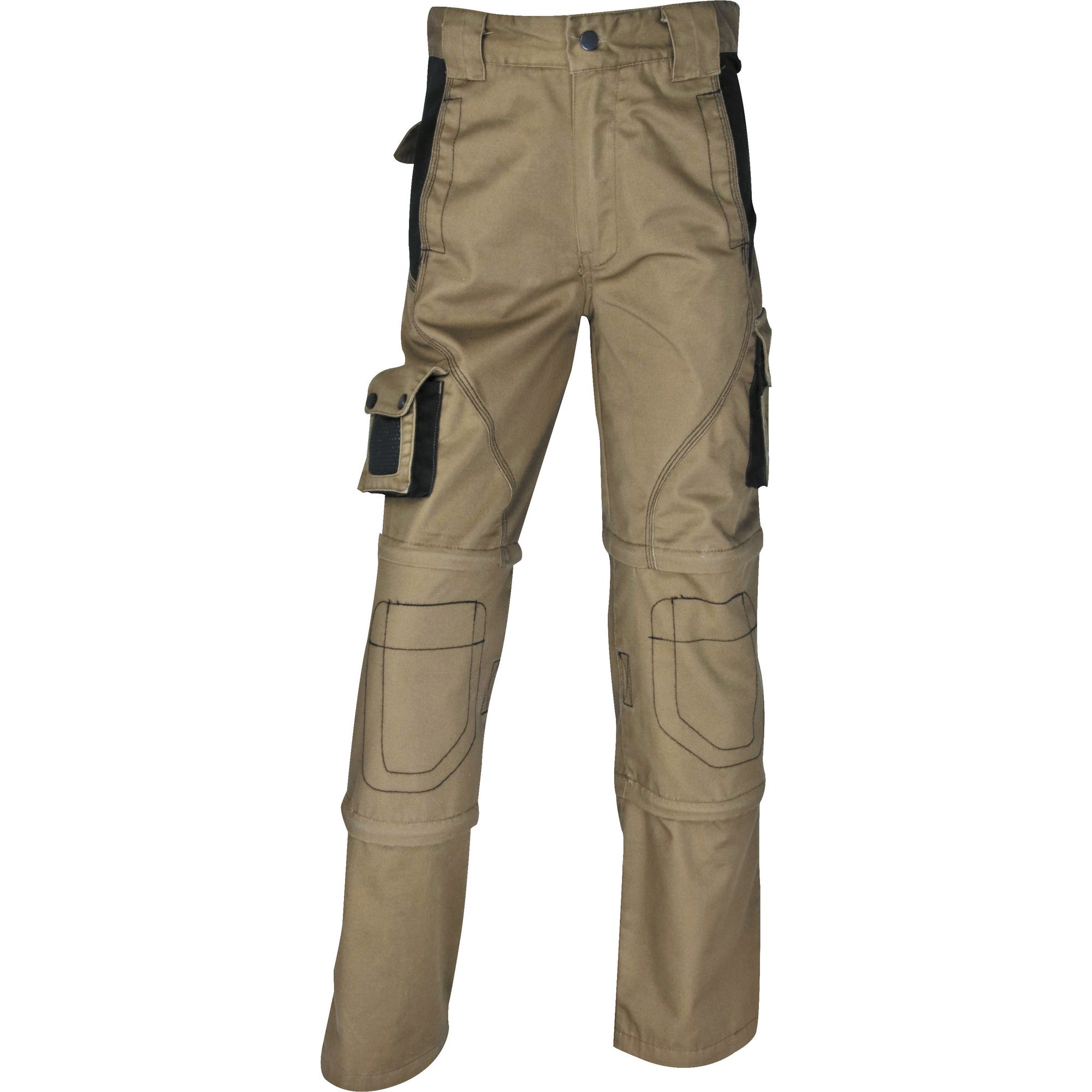Pantalon de travail 3en1 beige m-spring taille xxl - DELTA PLUS   0
