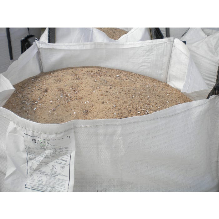 Big bag sable à maçonner type 0/4, 1m3 environ 1,5 t 1