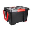 Malle avec couvercle noir 120 L Stock'r