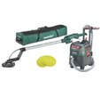 Kit Ponceuse plâtre à bras filaire 500W + Sac + aspirateur ASR 35 L ACP + 25 abrasifs LSV5-225 - 690885000 METABO