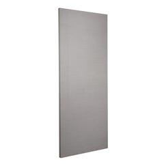 Porte seule revêtue gris H.204 x l.93 cm