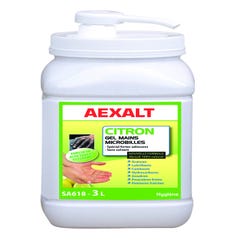 Pompe gel main microbilles citron 3 L - AEXALT 0