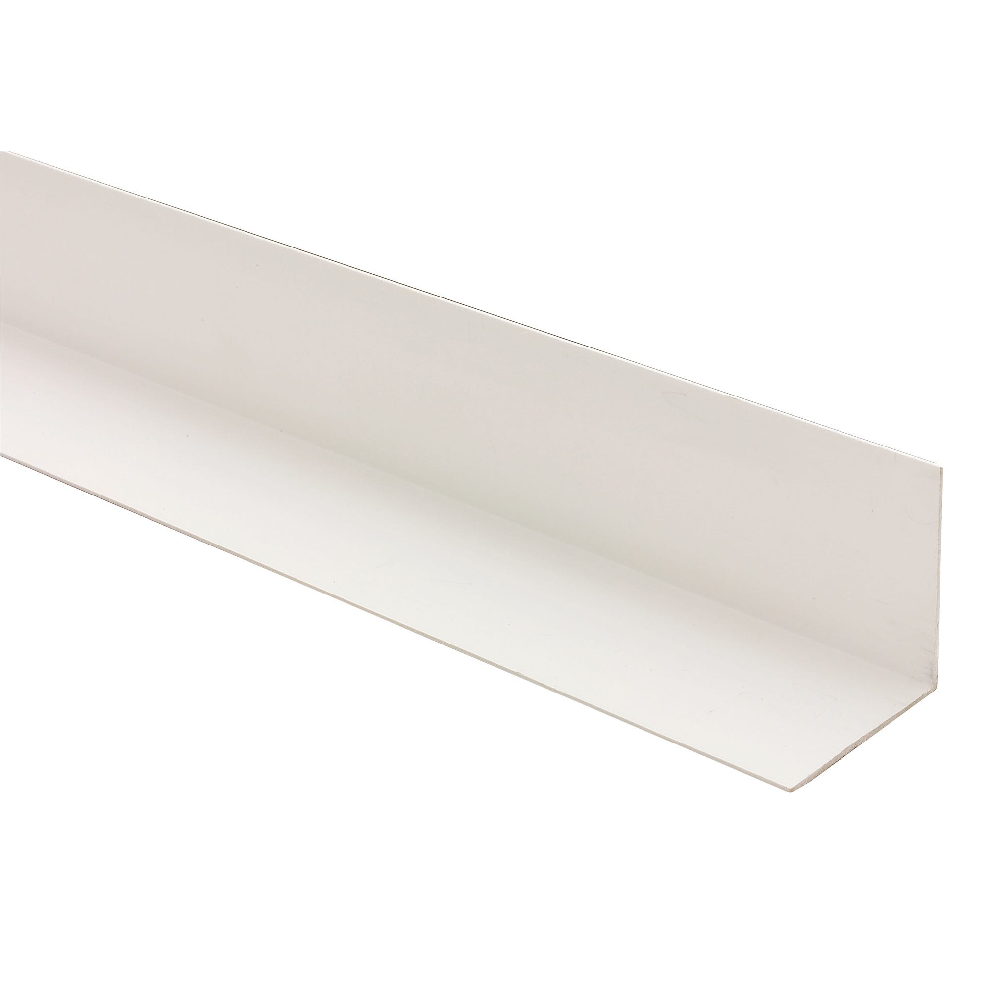 Cornière PVC blanc 25 x 25 mm L.260 cm 1