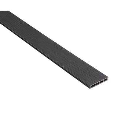 Lame de terrasse composite noire 21 x 138 mm Long. 2,4 m 3