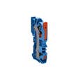 BORNE PASSAG 2ENT 6MM² BLEU