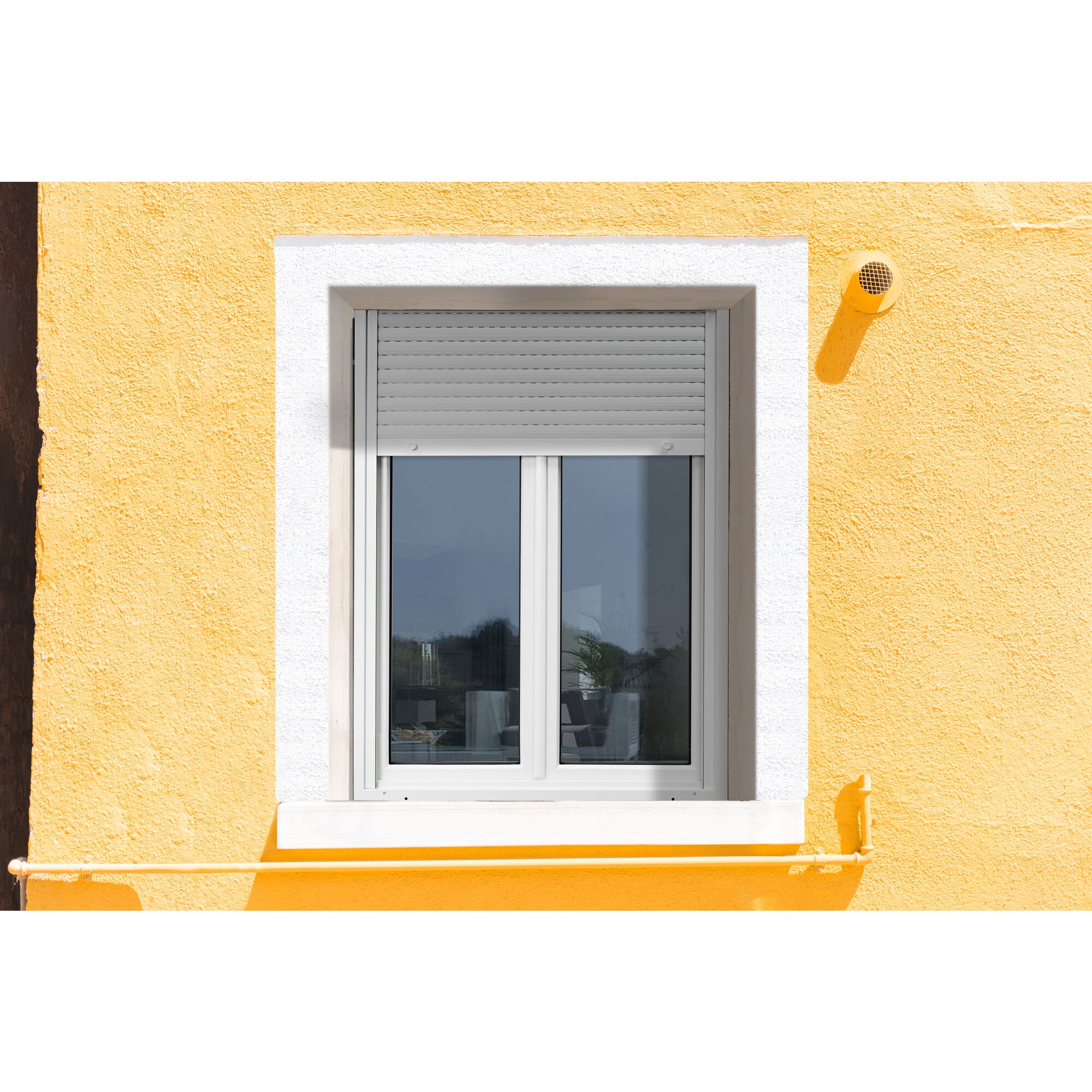 Fenêtre PVC avec volet roulant intégré monobloc Ob 2 vantaux H.125 x L.140 cm - GROSFILLEX 7