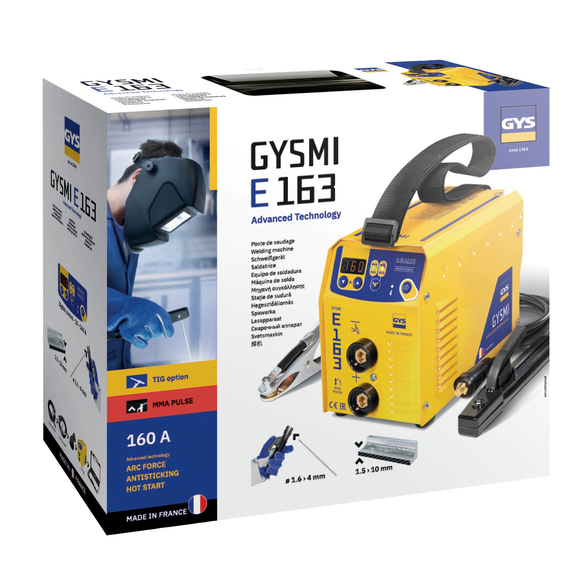 Poste de soudure Gysmi E163 avec valise et accessoires - GYS 2
