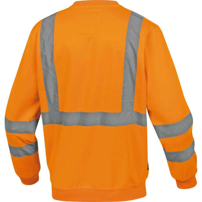 Sweat de travail haute visibilité orange T.XL - DELTA PLUS 1