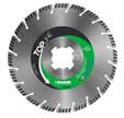 Disque diamant X-Lock granit coupe Pierre naturelle soudé Laser Diam.125 mm - DIAM INDUSTRIES
