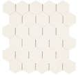 MOSAIQUE 28,1X29,5 CERAM HEXAGONE BLANC