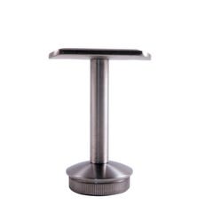 Support fixe pour main courante inox 316 Haut.75 mm