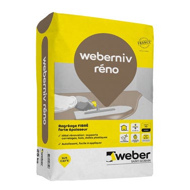 Ragreage reno 25 Kg Weberniv - WEBER  0