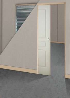 Porte seule postformée 3 panneaux H204xL73cm | Bricoman