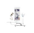 Béquille porte-fenêtre inox blanc - SOPROFEN