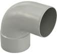 Coude 87.30° PVC gris Diam.100 mm - GIRPI